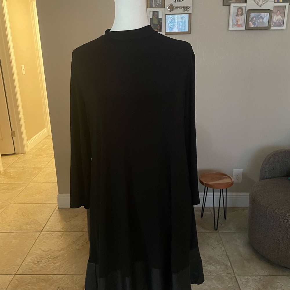 Tiana B. Black Asymmetrical Dress
